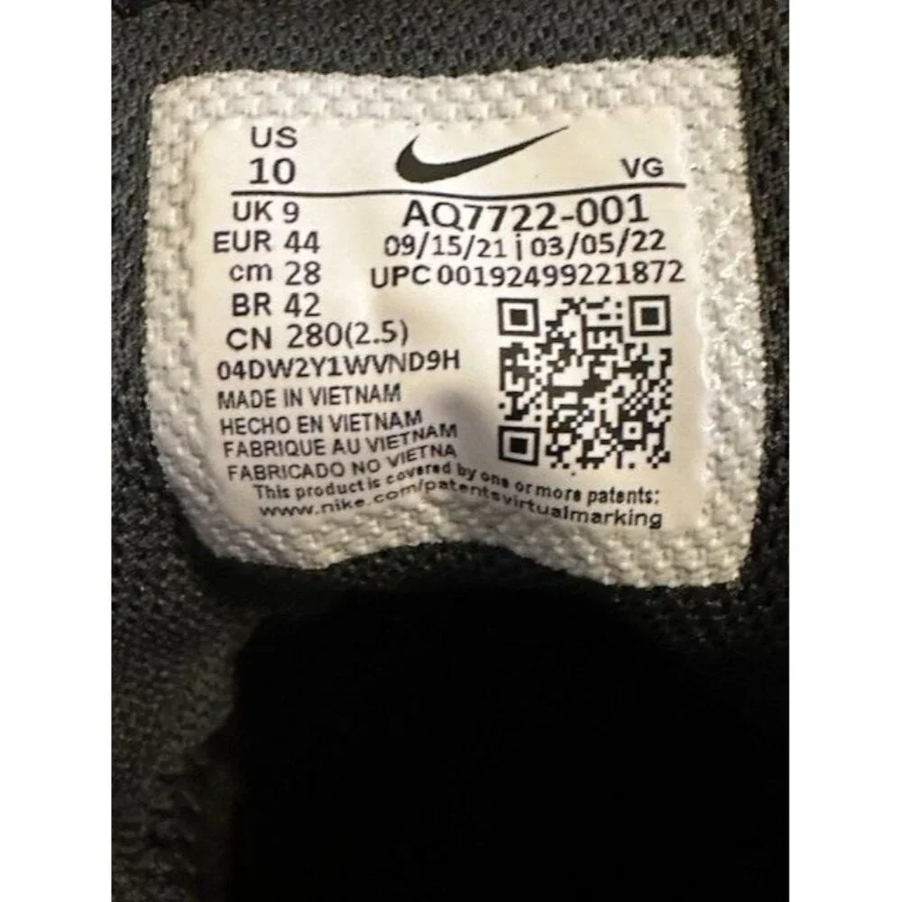 Nike Force Savage Shark 2 Football Cleats AQ7722-001‎ Black/White Size 10 NEW - Picture 8 of 10